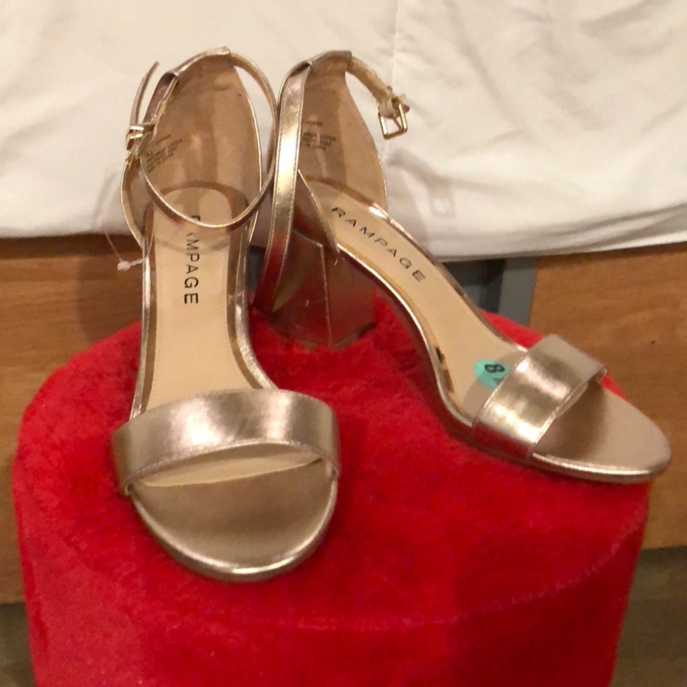 Gold heels